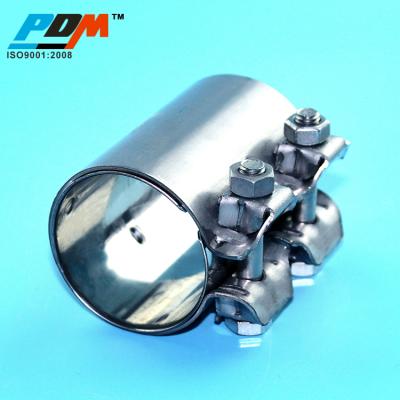 China Automotive Exhaust System 1.5 Inch Stainless Steel Exhaust Muffler Sleeve Clamp for sale