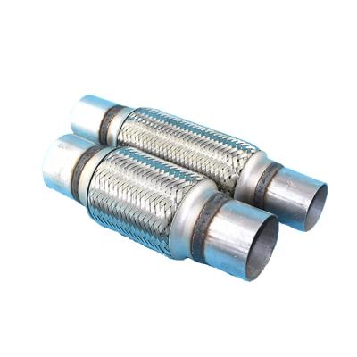 China Welded Exhaust Pipe Quality Best For Exhaust System Fitting SUS304 Flexible Hose Coupling And External Braided Custom Sizes for sale