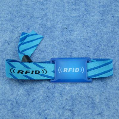 China Factory cheapest nfc wrist tag/pool tag system etc. access control for woven rfid wristband for sale