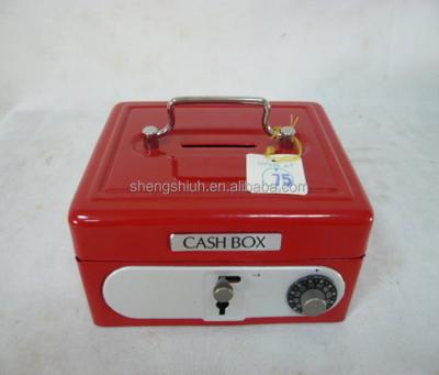 China Portable Metal Cash Box For Kids Cash Box for sale