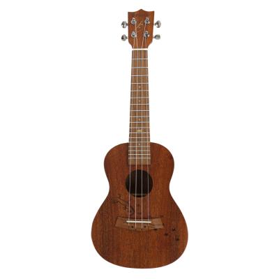 China Bajo Custom Wood Ukulele Flight Acoustic Guitar Soprano Ukelele Low Tuner Mahogany Ukelele Guitar for sale