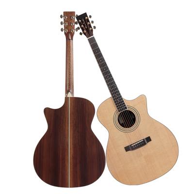 China Folk Wood Acoustic Guitar Guitarra Acoustic Guitar Noise Guitar 41 Inch Professional Folk Guitar 6 String for sale