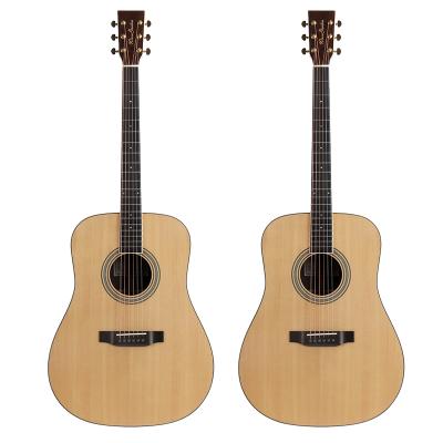 China Folk Guitar One-sided Wooden Folk Guitar 41 Inch Full Body Fir Color Natural Guitar Acoustic Guitar 6 Strings for sale