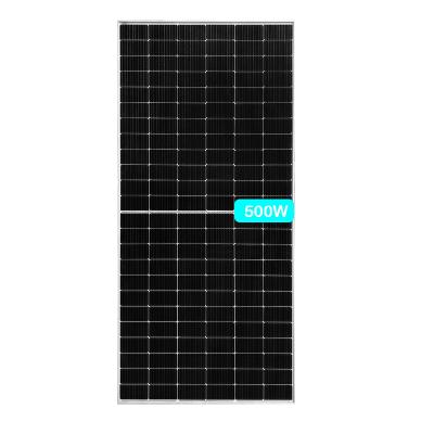 China 550 Watt Luxury Monocrystalline Solar Plates High Voltage Solar Panels Off Grid Solar Panel Photovoltaic System for sale