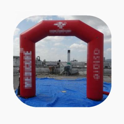 China Promotional Custom Finish Line Inflatable Balloon Arch With LOGO Available for sale