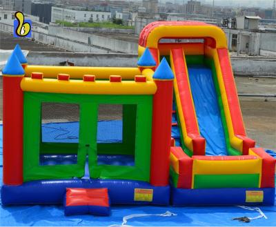 China Commercial Cheap PVC Kids Jump House Inflatable Castle Slide Inflatable Bouncers Combo for sale