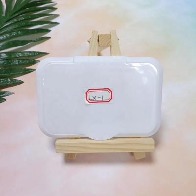 China Non Spill High Quality Plastic Wet Wipes Lid LX_1 For Wet Wipes Towel Box for sale