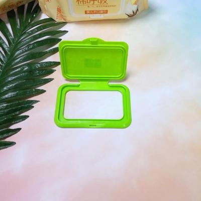 China Non Spill Maker PP Plastic Flip Top Cap Wet Cloths Lids for sale