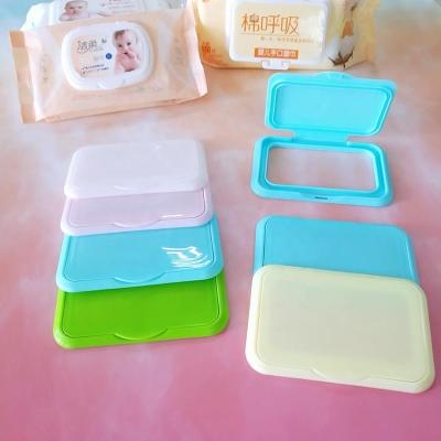 China Non Spill Modern Design Plastic Wet Wipes Cap Lid For Wet Wipes Container for sale