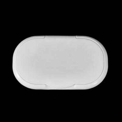 China Non Spill China Manufacturer PP Plastic Flip Top Cap Lids For Wet Wipes Container for sale