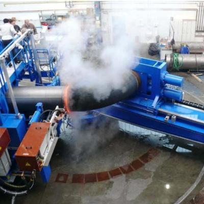 China Hotels Large Diameter Tube Induction Heat Pipe Bending Machine Factory for sale