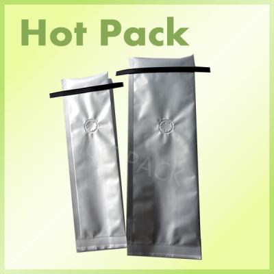 China Clear Resealable Plastic Tin Tie Packaging Coffee Bags , Foil Gusseted Coffee Bags for sale