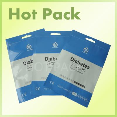 China PET / Plastic / Aluminium Foil Packaging Bags With Transparent Window And Handles for sale