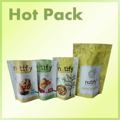 China OEM Service Food Safe Ziplock Stand Up Foil Pouches , Clear Resealable Plastic Bags for sale