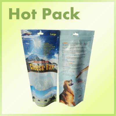 China Different Sizes Zipper Stand Up Packaging Pouch , Polystyrene Cat Food Packaging for sale