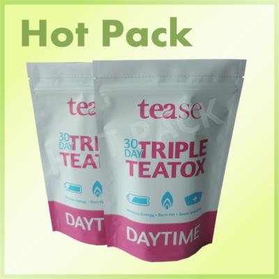 China La salud Teatox triple se levanta la bolsa de empaquetado del té con la cremallera superior reconectable en venta