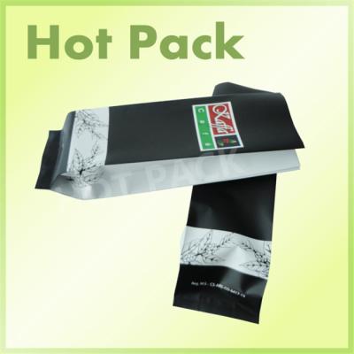 China Aluminum Foil Coffee Bean Packaging Bags With Valve And Tranparent Window for sale