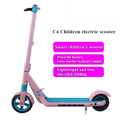 China C-4 child scooter children's electric skateboard two-wheeled children's transport aluminum alloy scooter for sale