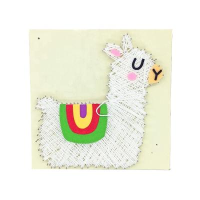 China Pin And String Environmental Art And Craft Picture Frame Wall Art Supplies For Kids for sale