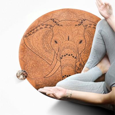 China Hot Yoga Pilate Yoga Round Custom Printed Yoga Mat 6mm No Smell Yoga Mat Custom Eco Friendly Premium Yoga Mat for sale