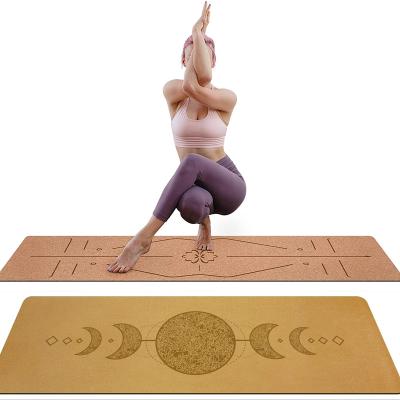 China Wholesale Factory Price Friendly Natural Cork Yoga Mat Non Slip Logo Non Slip Resistant Yoga Mat for sale