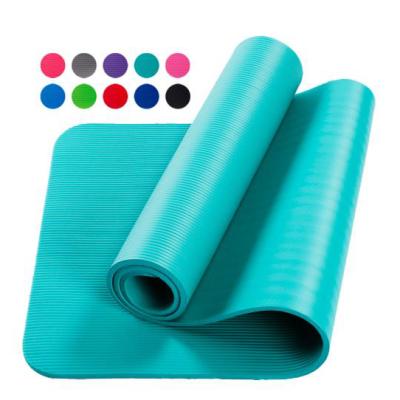 China Hot Fashionable Non-slip Yoga Mat NBR Style Yoga Pilate Practice Exercise Eco-Friendly Yoga Mat For Home Workout for sale