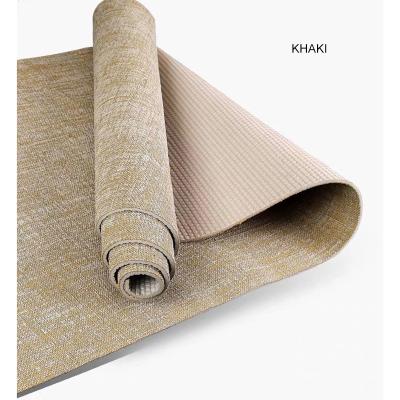 China Eco-Friendly and Environmental Protection Competitive Price Durable Natural Jute Hemp Yoga Mat for sale