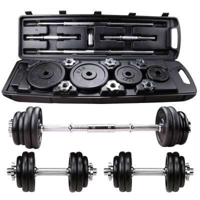 China Eco-friendly Fitness Dumbbells Set Gym Fitness Dumbbells Set Cheap 50kg 20kgs Dumbbell Set for sale