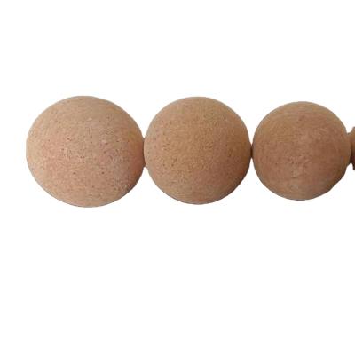 China Durable High Density Natural Eco Friendly Massage Cork Ball For Sport for sale