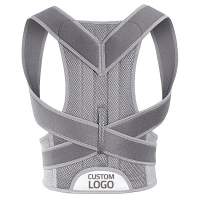 China OEM Logo New Clavicle Back Brace Hot Sale Adjustable For Lifting Belt Brace Posture Corrector From Amazon for sale