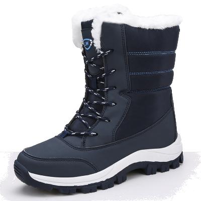 China Newest Drop Shipping Massage E-commerce Ankle Boots Leather Upper Unique Women's Snow Boots Snow Boots Anti Slip High Thermal for sale