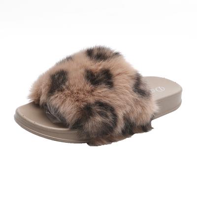 China Fashion Trend Free Shipping's Items for Women's PVC Sheepskin Shoes Upper Unique Furry Soft Slippers Slippers Fashionable Slippers for sale