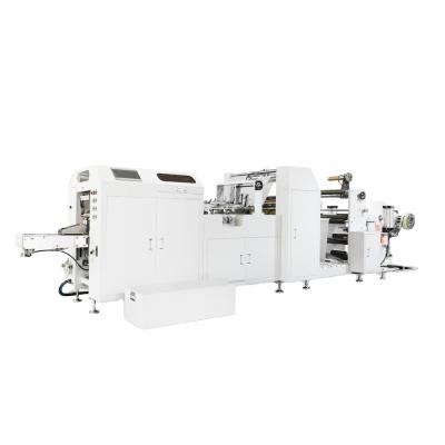 China Hotels Paper Snacks Cookie Popcorn Paper Bag Making Machine For Fried Food Paper Bag Packing Machine for sale