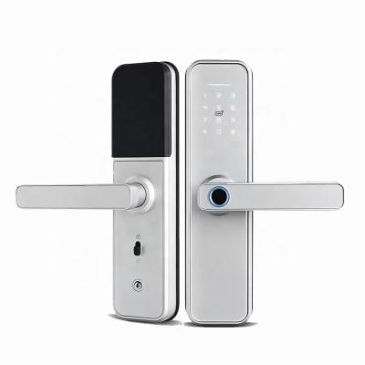 China TTLOCK TTLock VVX5 Waterproof Smart Biometric Door Lock Lock Fingerprint Door Handle Keyless Digital Lock for sale