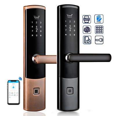 China TTLOCK TTLOCK APP Outdoor Fingerprint Reader Smart Door Lock with App Remote Control for sale