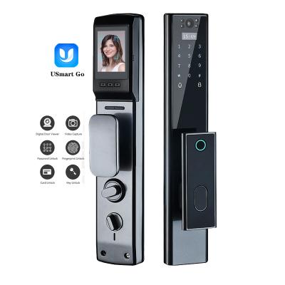 China VVPRO Camera Lock With Biometric Fingerprint Finger With Camera Home Security Digital Smart Door Lock DFYG02 for sale