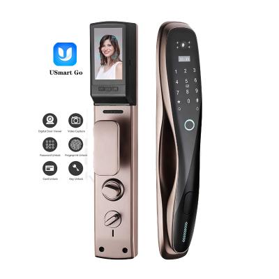 China VVPRO Camera Lock With Biometric Fingerprint Finger With Camera Home Security Digital Smart Door Lock DFYG02 for sale