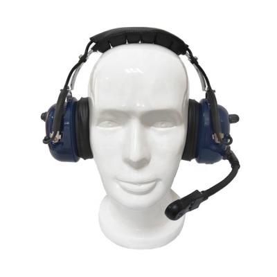 China Headband Aviation Headset Polish Noise Canceling Headset For Walkie Talkie for sale