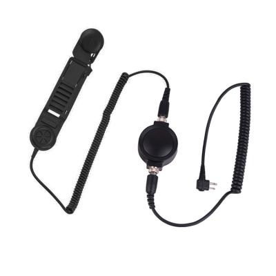 China PTTs Function Headset Skull Bone Conduction Headset For Motorola Kenwood Radios for sale