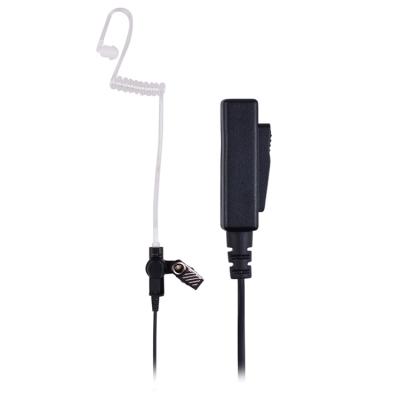 China Durable Walkie Talkie Earpiece Acoustic Clear Tube Headset For Indoor 2 Pin for sale