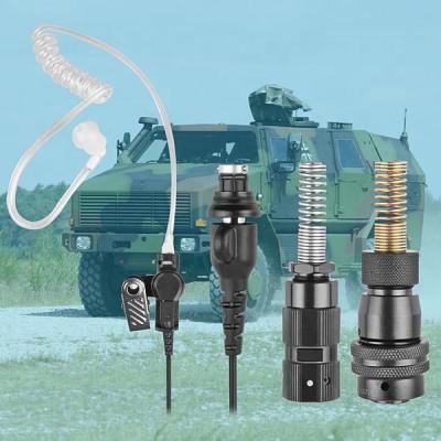 China Comfortable Wearing Listen Only Surveillance Earpiece Kit 3.5mm With Acoustic Air Vent All Brand Two Way Radio for sale