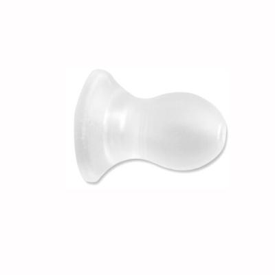 China Comfortable clear mushroom/nipple type silicone earbud/eartips for acoustic tube earphone for sale