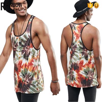 China Viable Wholesale Custom Sublimation Printed Logo Men Tank Top for sale