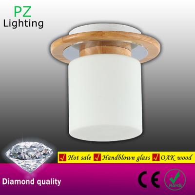 China Mini size single E27 socket energy saving wood ceiling lamp best quality with best price for sale