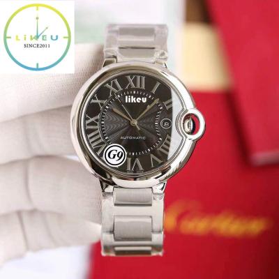 China Date 3A+ Quality 904L Stainless Steel Night Vision Cartier Luxury Automatic Mechanical Watches for sale