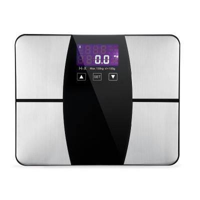 China Bathroom Scales CE Rohs Health Feel Fit MBI Monitor Scale Digital Body Fat Scales 180Kg for sale