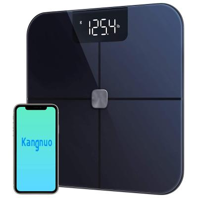 China Black Hot Smart Weight Function Body Fat Scale With New Usb Electronic Weighing Digital Chargeable ITO Glass Balance Scale for sale