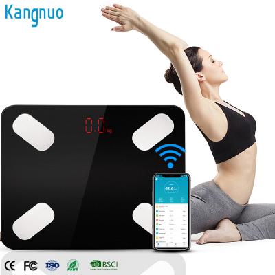 China Digital 180Kg 396Lb ABS+stainless Steel Top Smart Blue Tooth Body Grease Weight Electronic Scale for sale