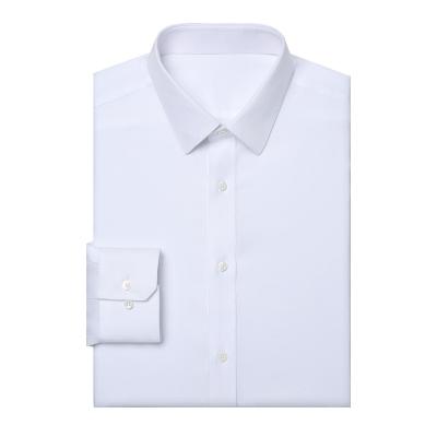 China Wholesale 100%cotton High Quality Classic White Dress Shirt Men Single Breasted Anti-pilling Formal Shirt for sale