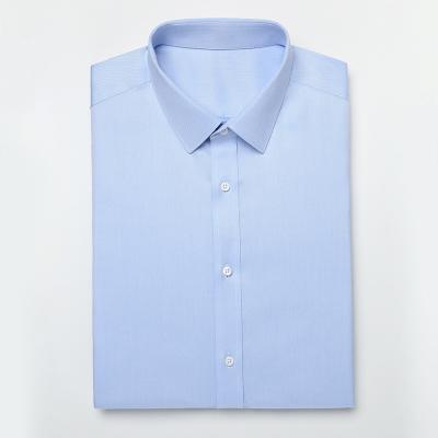 China Newest anti-pilling shirt short sleeve custom made dress shirts for men 100% cotton for sale